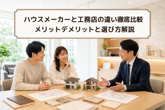 ハウスメーカー 工務店 違い