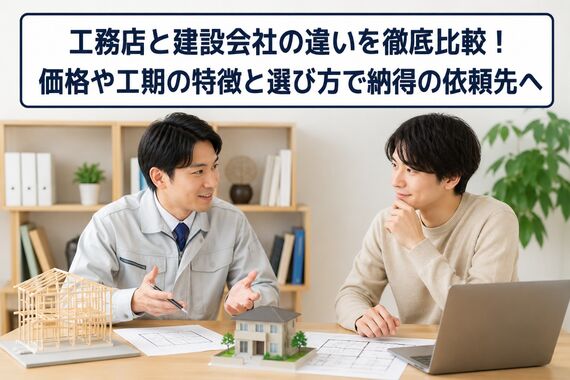 工務店 建設会社 違い